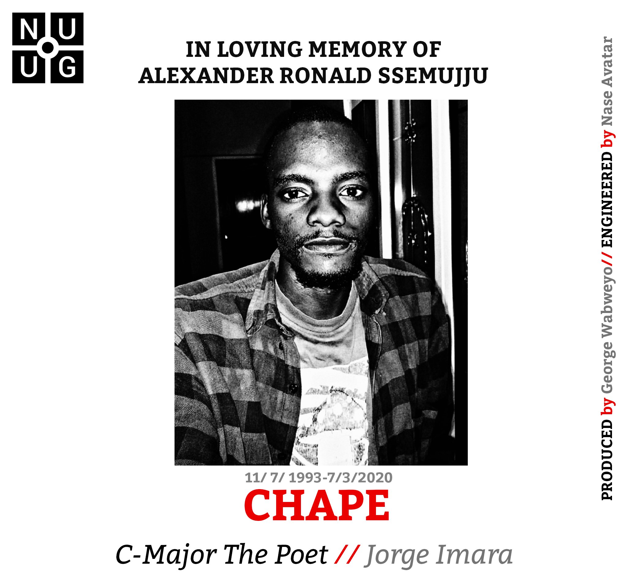 Listen to “Chape” – CMajor , Jorge Imara feat. Akongo Wero : An anthem to the hustle