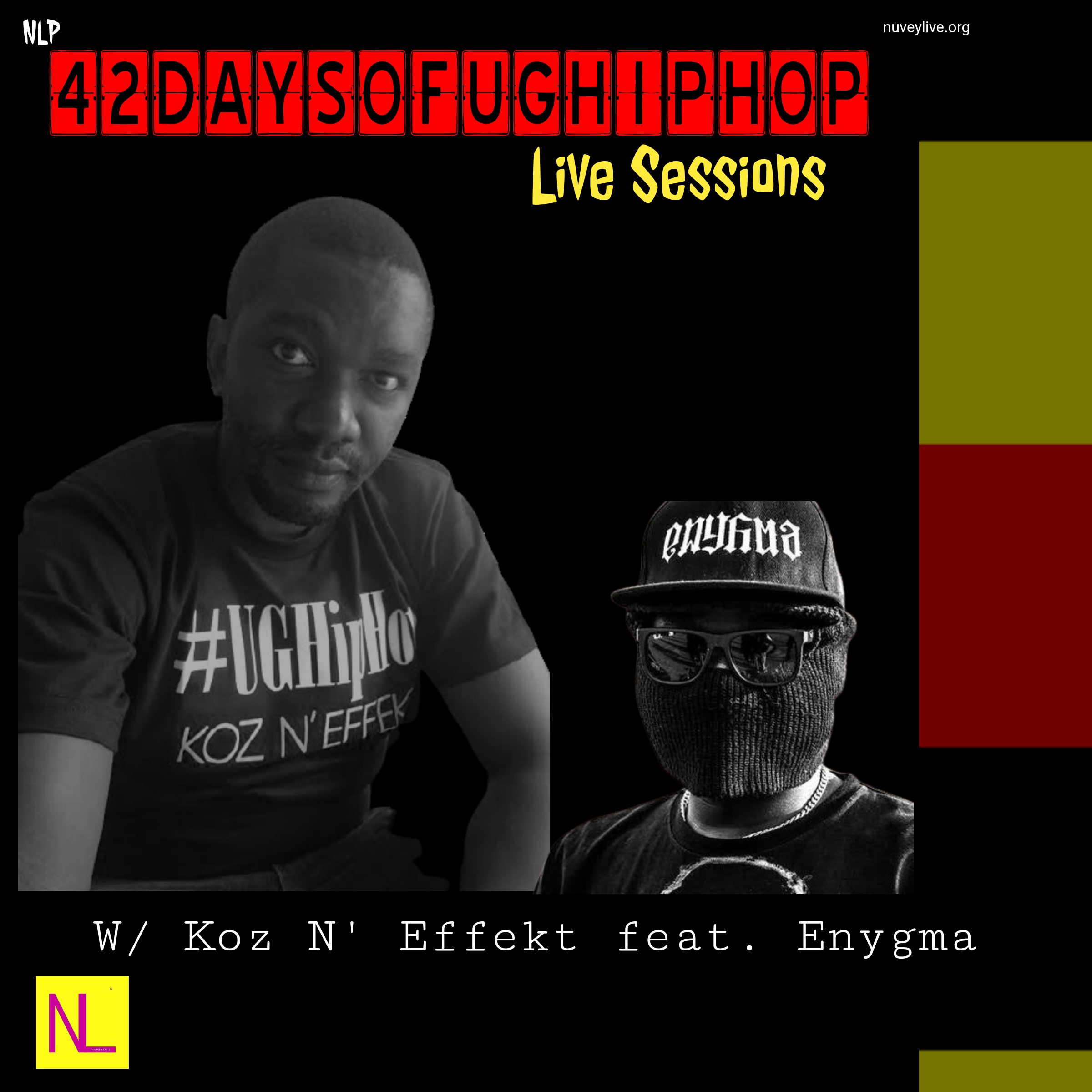 #42DaysOfUGHiphop Spaces Live Session 2 Part 1 w/ Koz N’ Effekt and Enygma